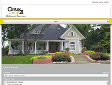 Tablet Screenshot of mcknightrealtors.com